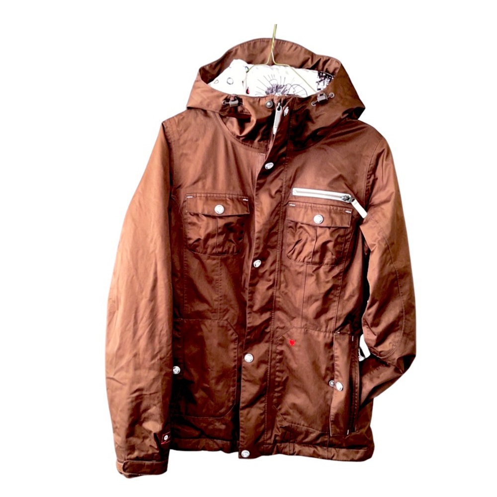 Burton Ski/Snowboard Jacket: The White Collection: Women’s Size 3: LIKE NEW